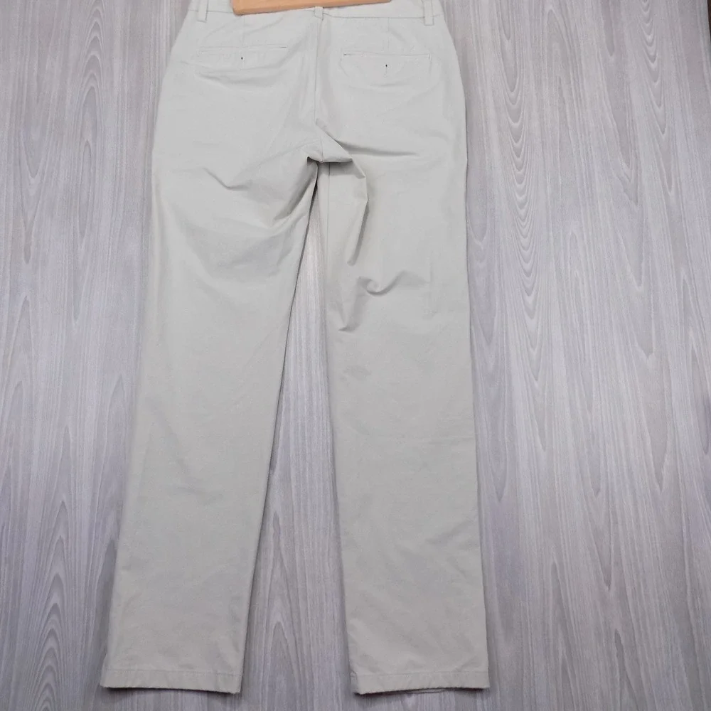 Vineyard Vines Mens On The Go Pant 31x32 Beige Khaki Performance Chino